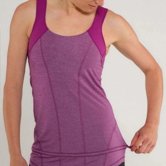 Lululemon Berry Tank Run For Your Life 4 - Picture 3 of 5